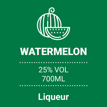 Dolce Cilento Watermeloncello, 700ml, 25% (Watermelon Liqueur) - Dolce Cilento Meloncello Limoncello